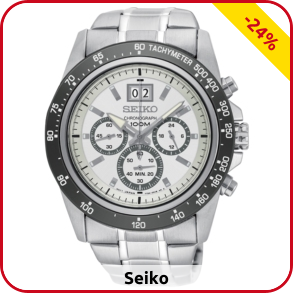 Seiko Herrenuhr, silberfarben