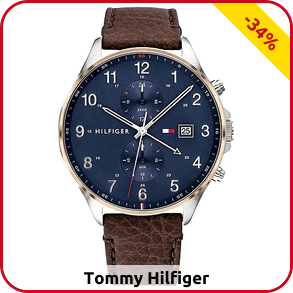 Tommy Hilfiger Herrenuhr «West» mit Lederarmband