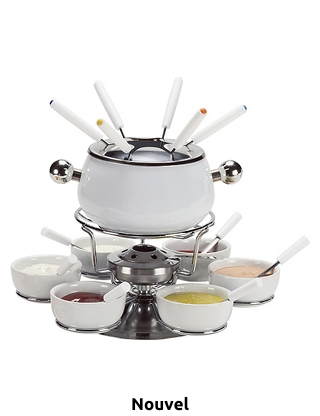 Nouvel Fondue Set «Sarina», 21-teilig, für 6 Personen