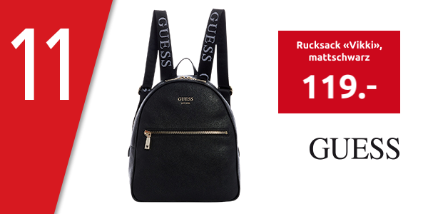 GUESS Rucksack «Vikki», mattschwarz