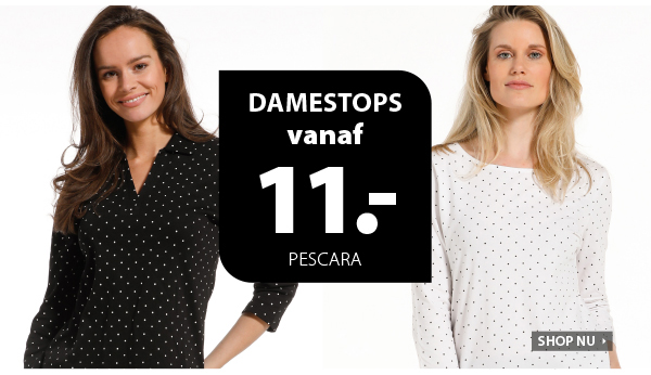 Damestops vanaf 11 euro