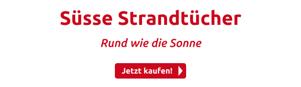 Süsse Strandtücher