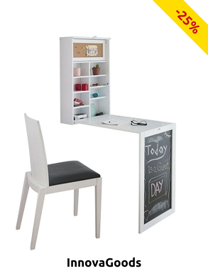 Klappschreibtisch für die Wand