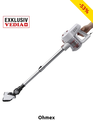 Ohmex Zyklon-Staubsauger 2-in-1, Kabelanschluss, VCL-6080MOP