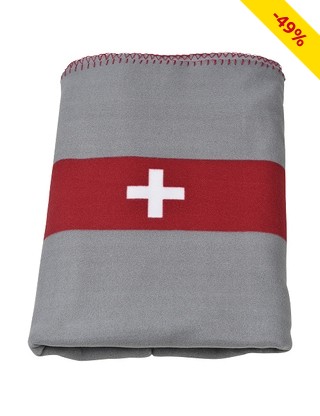 Fleecedecke «Swiss», 152 x 203 cm