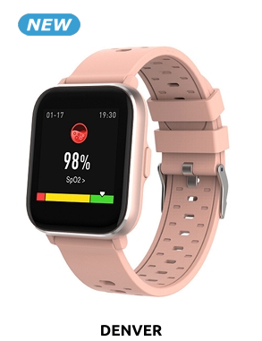 denver Connected Watch «Fit Watch Pink», 1,4''