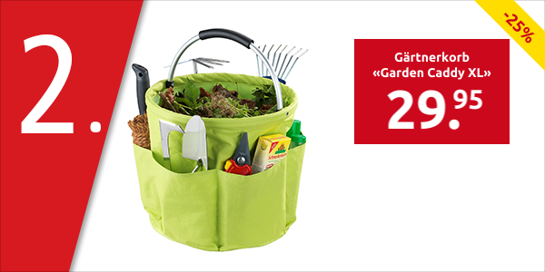 Gärtnerkorb «Garden Caddy XL», faltbar