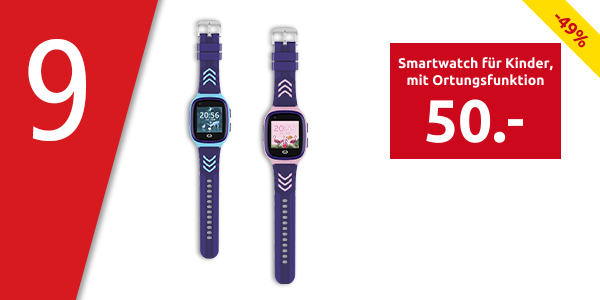 Smartwatch für Kinder, mit Ortungsfunktion