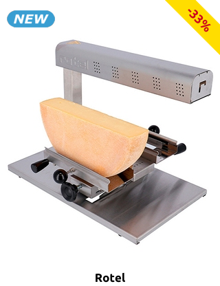 Rotel Raclette-Grill «Raclette Tradition 1153 CH», für zwei halbe Laibe