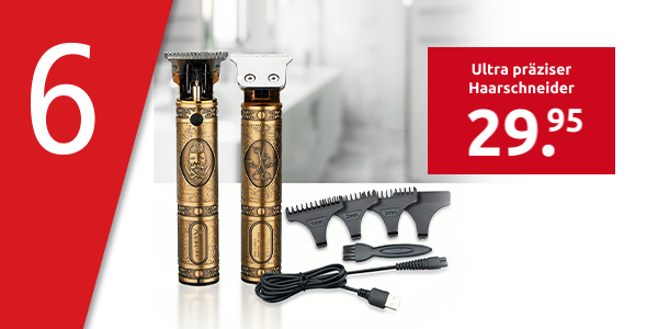 Ultra präziser Haarschneider, goldfarben