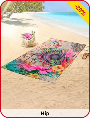 Strandtuch «Maelly», 100 x 180 cm