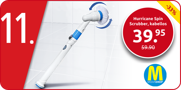 Hurricane Spin Scrubber, kabellos