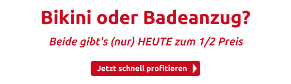 Bikini oder Badeanzug?