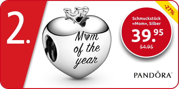 Pandora Schmuckstück «Mom», Silber