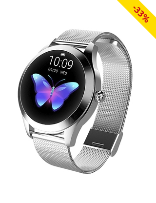 Smartwatch, silberfarben