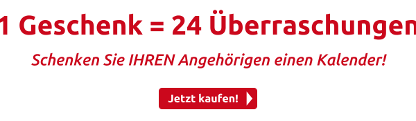 1 Geschenk  = 24 Überraschungen