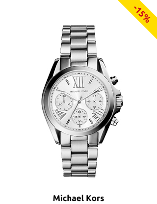 Michael Kors Uhr «Bradshaw», silberfarben