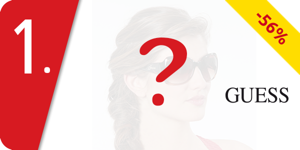 Sonnenbrille von Guess, braun mit Logodetails