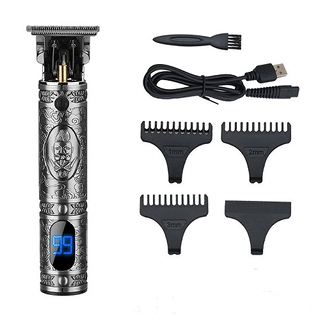 Ultrapräziser Haarschneider «Hair Clipper», mit Bildschirm, silberfarben
