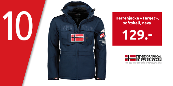 GEOGRAPHICAL NORWAY EXPEDITION Herrenjacke «Target», softshell, navy