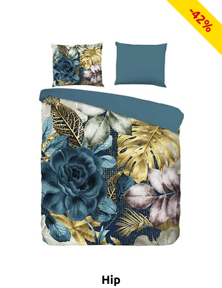 HIP Duvetbezug «Lidy» 160 x 210 cm + 2 Kissenbezüge 65 x 65 cm