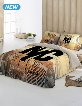 Bettwäsche «NYC»