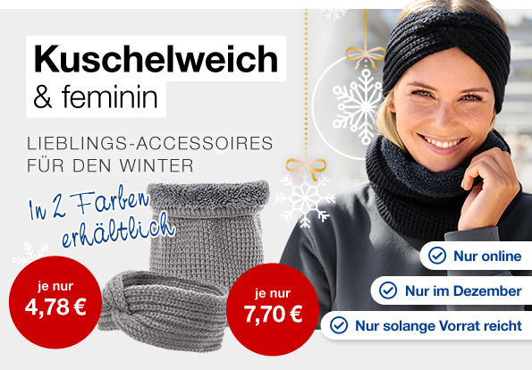 Kuschelweich & feminin - LIEBLINGS-ACCESSOIRES FÜR DEN WINTER