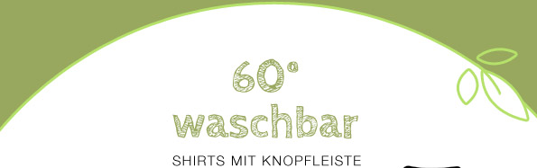 60° waschbar - SHIRTS MIT KNOPFLEISTE