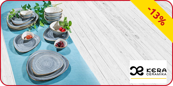 Geschirrservice «Delta» von Kera Ceramika, 16-teilig