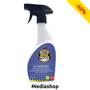 Fettreiniger «Grease Police», mit Mikrofasertuch