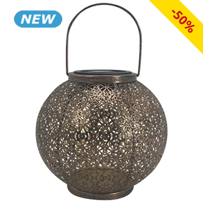 Solarlampe Ball «Oriental», Ø 18 x H 20 cm
