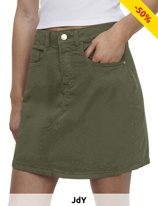 JACQUELINE de YONG Jupe «Lara», khaki