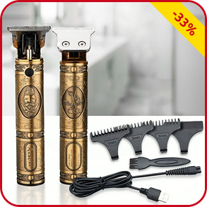 Ultra präziser Haarschneider, goldfarben