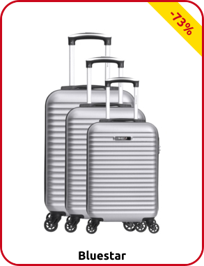 Kofferset «Brazil» Bluestar, silber