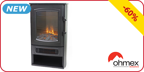 Ohmex Heizlüfter-Cheminée «HET-2020»