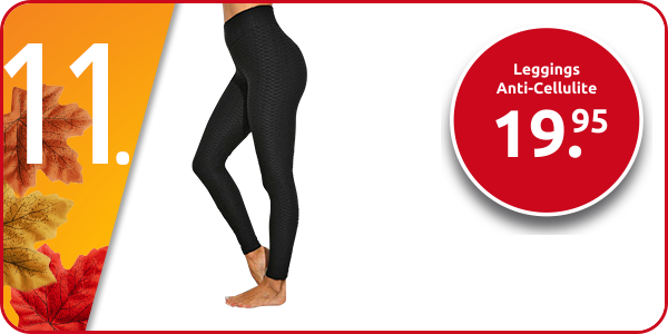 Leggings Anti-Cellulite, Push-up, Shaping, schwarz