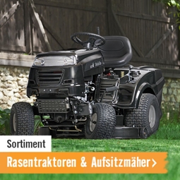 Rasentraktoren und Aufsitzmäher im HORNBACH Onlineshop