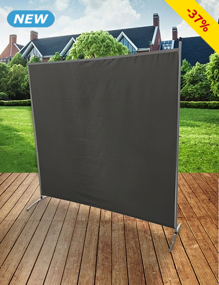 Stellwand «Prime», 178 x 178 cm, grau