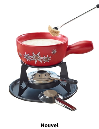 Nouvel Fondue Set «Edelweiss», 2 Personen