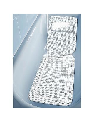 Badewannenmatte mit Nackenkissen