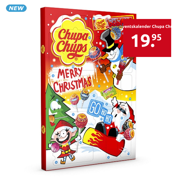 Adventskalender Chupa Chups, Lutscher & Kaugummis