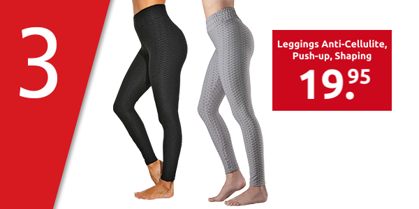 Leggings Anti-Cellulite, Push-up, Shaping