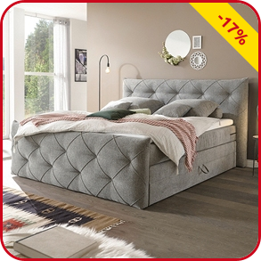 Boxspringbett «Tarra», 180 x 200 cm