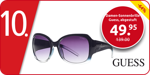 Damen-Sonnenbrille Guess, abgestuft