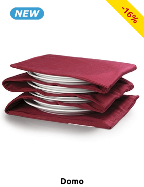Domo Tellerwärmer «DO312B», max. 8 Teller, rot