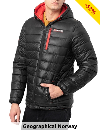 Geographical Norway Expedition Herrenjacke «Brother», schwarz
