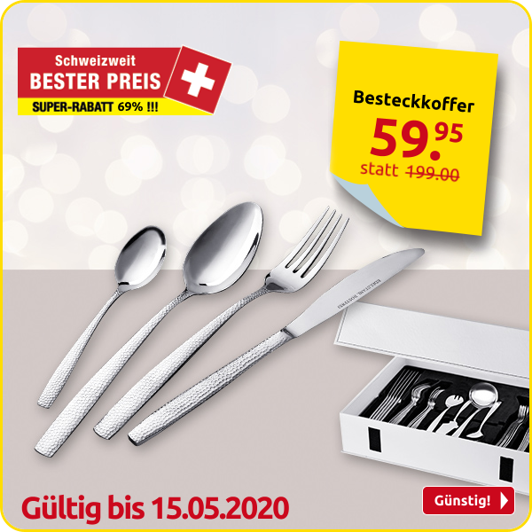 Besteckkoffer, weiss