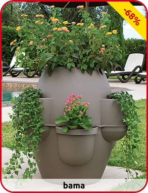 Blumentopf Oasi von bama, cappucino