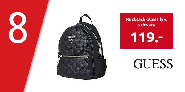 GUESS Rucksack «Cessily», schwarz