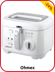 Fritteuse Ohmex 1180, weiss